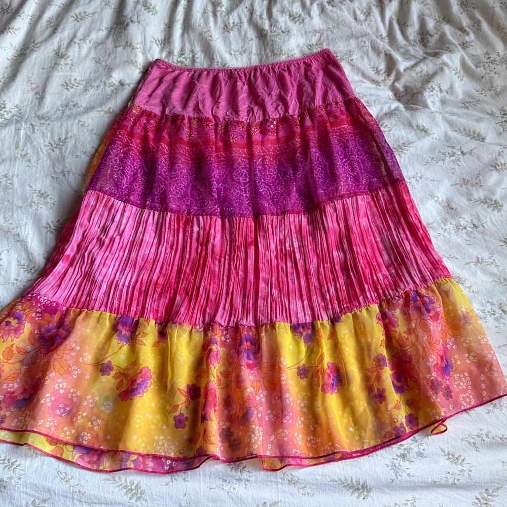 Amy byer Multicolored sequined midi skirt size XL in great condition - Picture 4 of 7